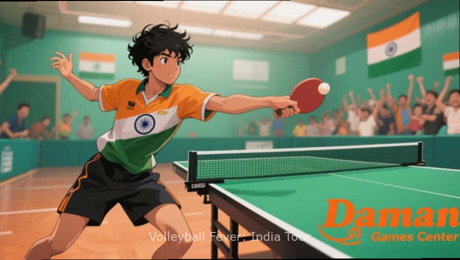 Volleyball Fever: India Tour - Game Controls Volleyball Fever: India Tour gameplay showing controls