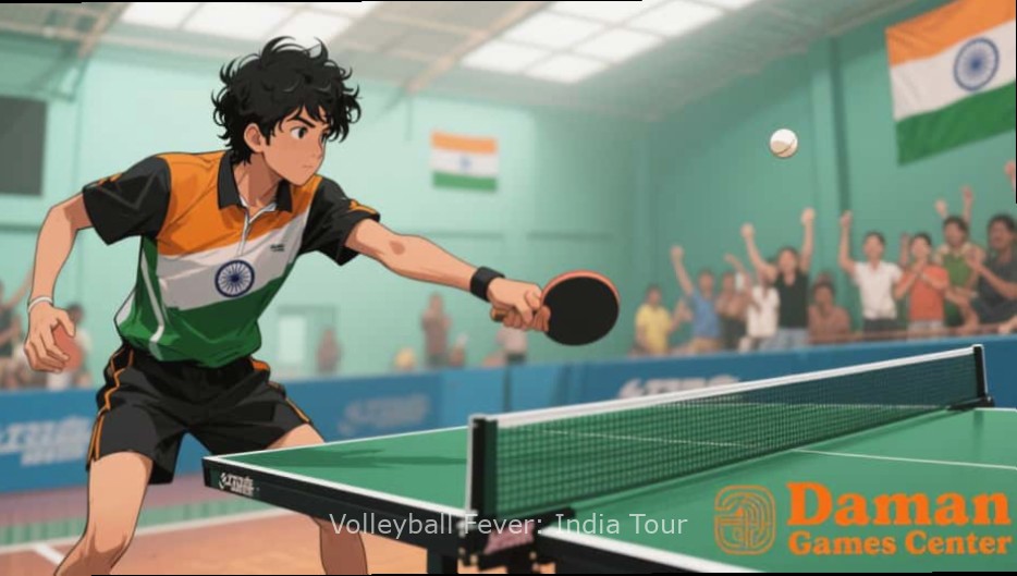 Volleyball Fever: India Tour - Indian Stadium Volleyball Fever: India Tour screenshot showing Indian stadium